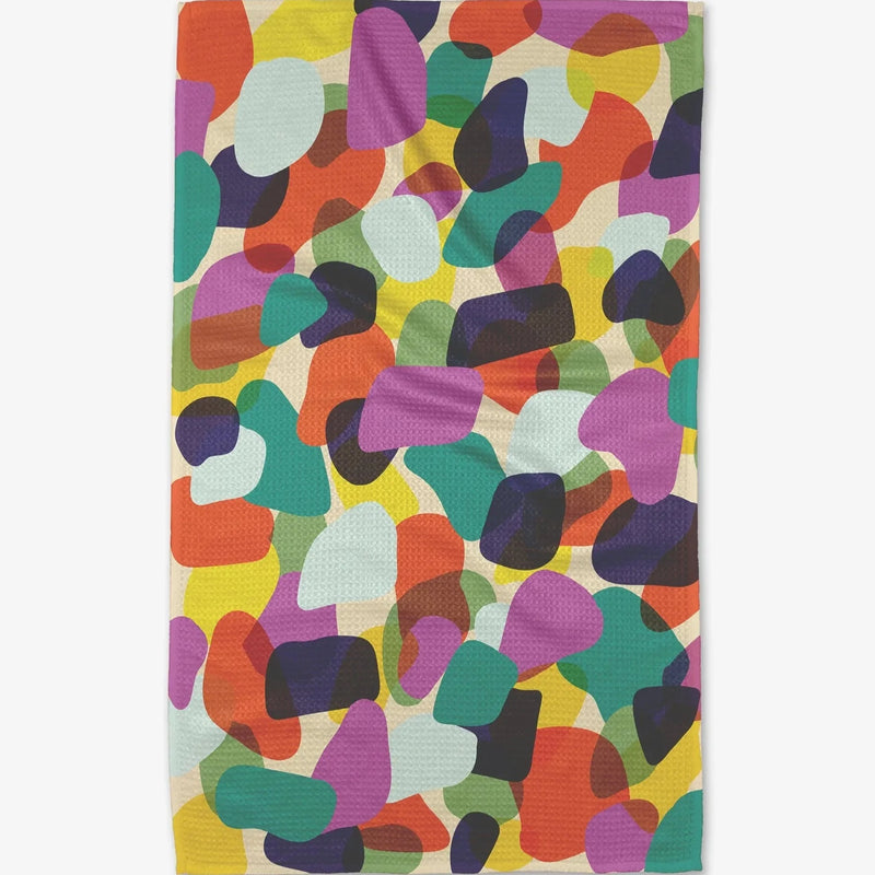 Colorful Pebbles Kitchen Tea Towel