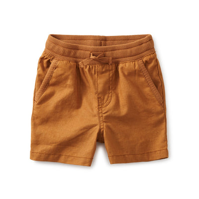 Make Tracks Baby Shorts in Whole Wheat