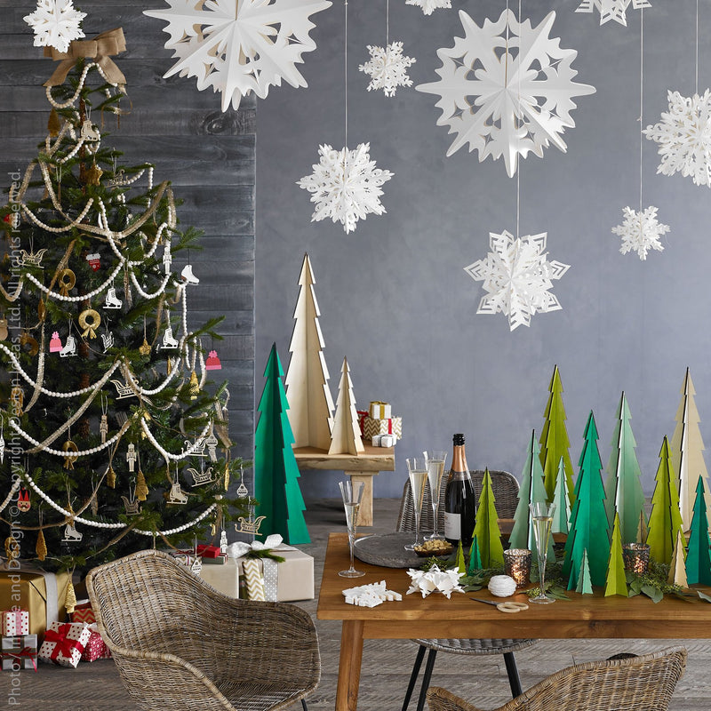 Flurry Hanging Snowflake in Arctic