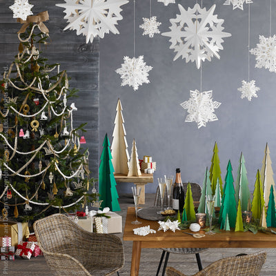 Tannenbaum Trees, Mini Set of 8 - Green
