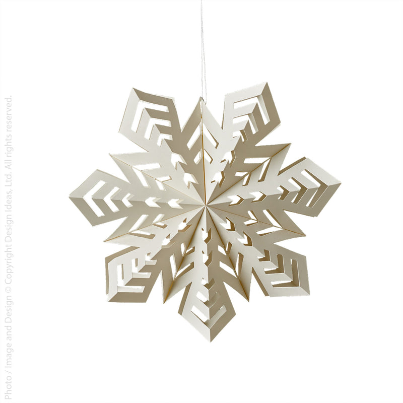 Flurry Hanging Snowflake in Arctic