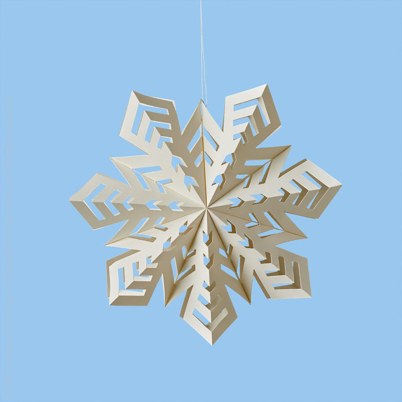 Flurry Hanging Snowflake in Arctic