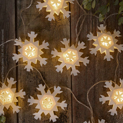 Flurry LED Lights, Snowflake Garland