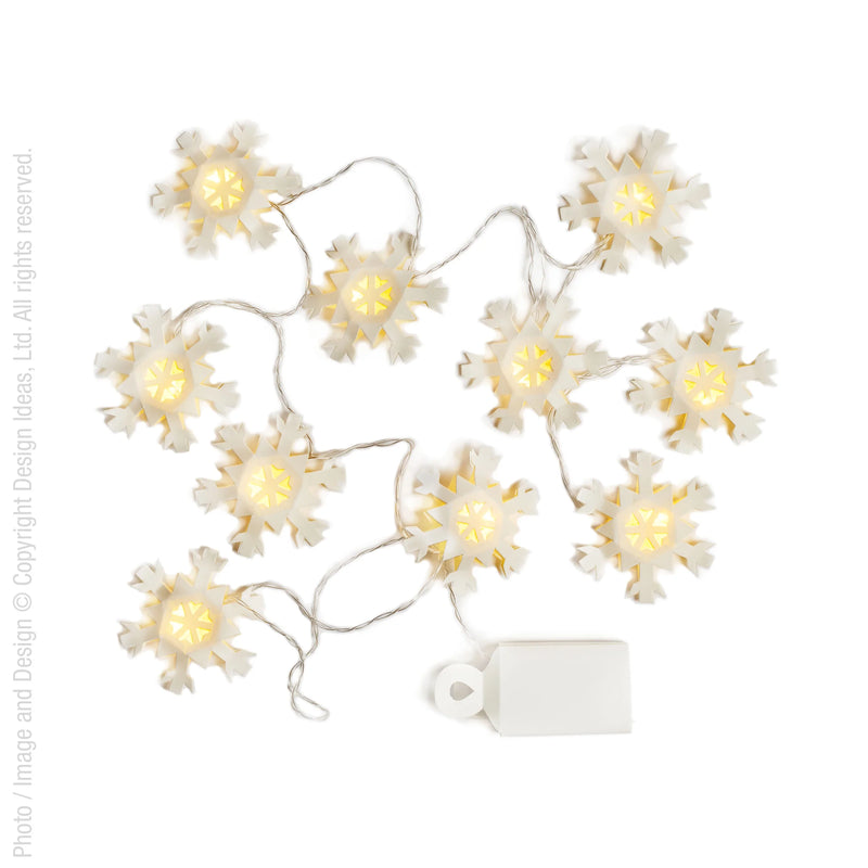 Flurry LED Lights, Snowflake Garland