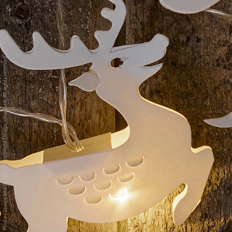 Flurry LED Lights, Reindeer Garland