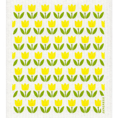 Swedish Dishcloth, Small Tulips