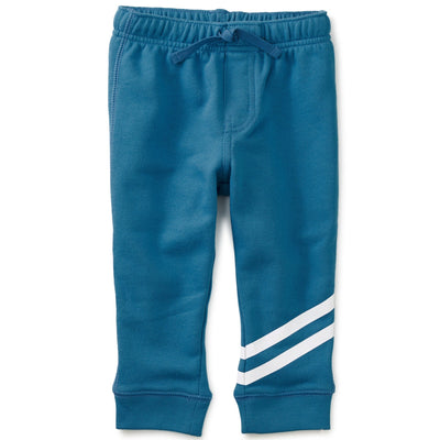 Speedy Striped Baby Joggers, Blue Sapphire