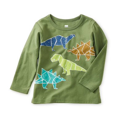 Dino Friends Baby Graphic Tee, Stem