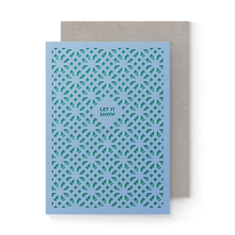 Let It Snow Greeting Card