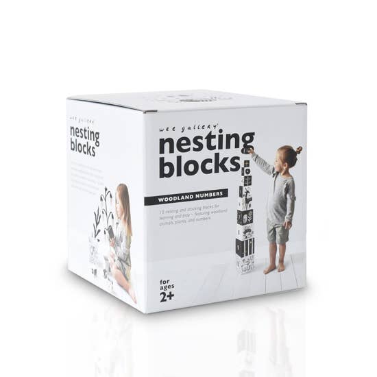 Nesting Blocks in Woodland Numbers