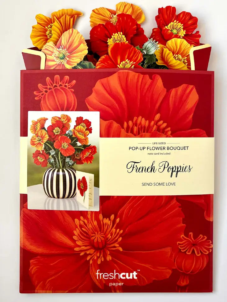 Fresh Cut Paper, French Poppies