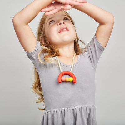Rose Rainbow Sensory Necklace