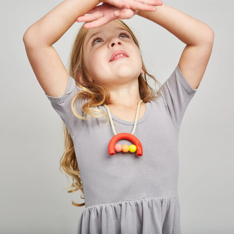 Rose Rainbow Sensory Necklace