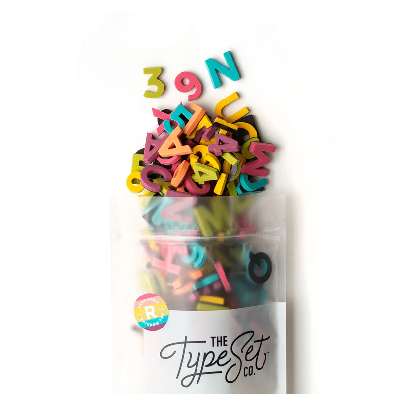 Magnetic Letter Sets, Foam 1" Tall