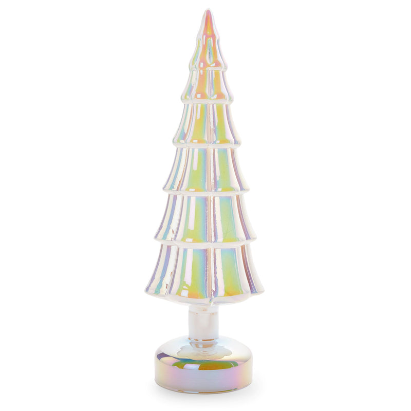 MoMA LED Glass Light Tree, White/Pearl