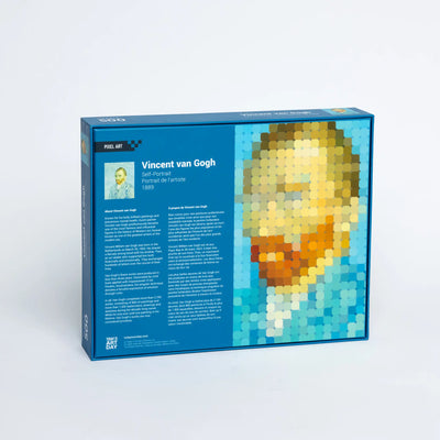 Pixel Art Puzzle, Vincent Van Gogh, Self-Portrait