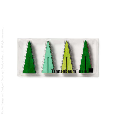 Tannenbaum Trees, Itty Set of 12 - Green