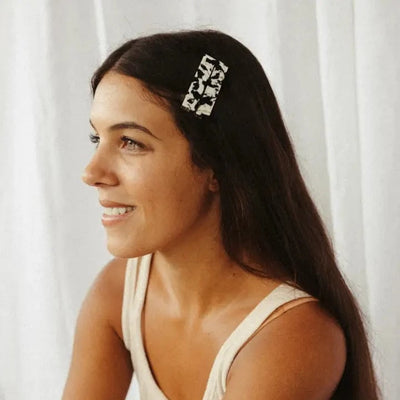 Nat + Noor, Flora in B+W Hair Clips