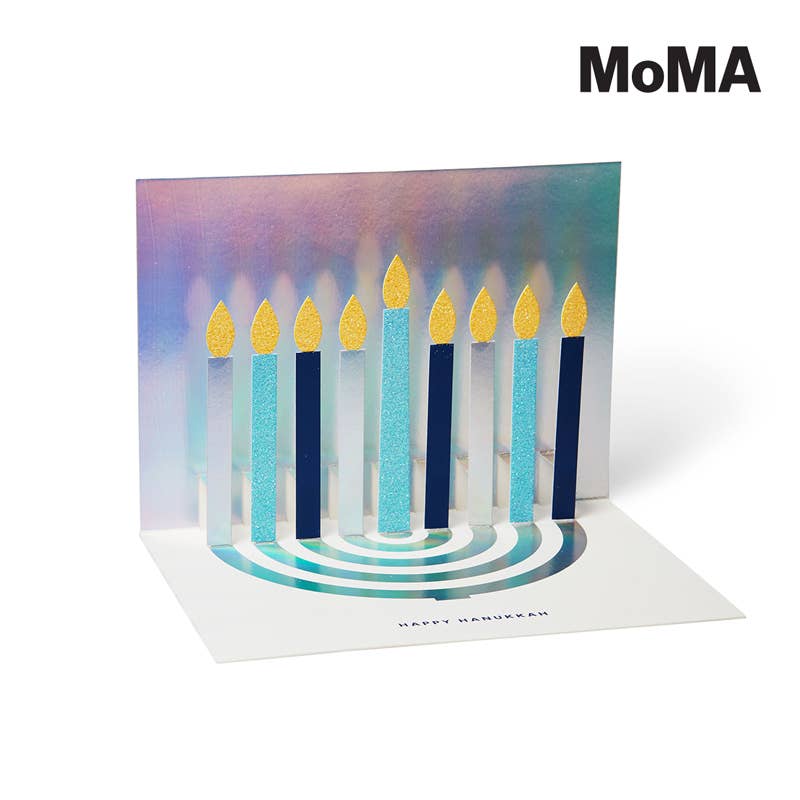 MoMA Hannukah Menorah, Boxed Holiday Greeting Cards