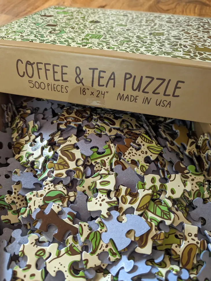500 Piece Puzzle: Coffee & Tea Puzzle
