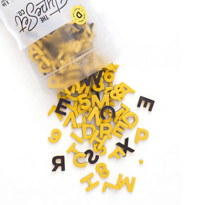 Magnetic Letter Sets, Foam 1" Tall
