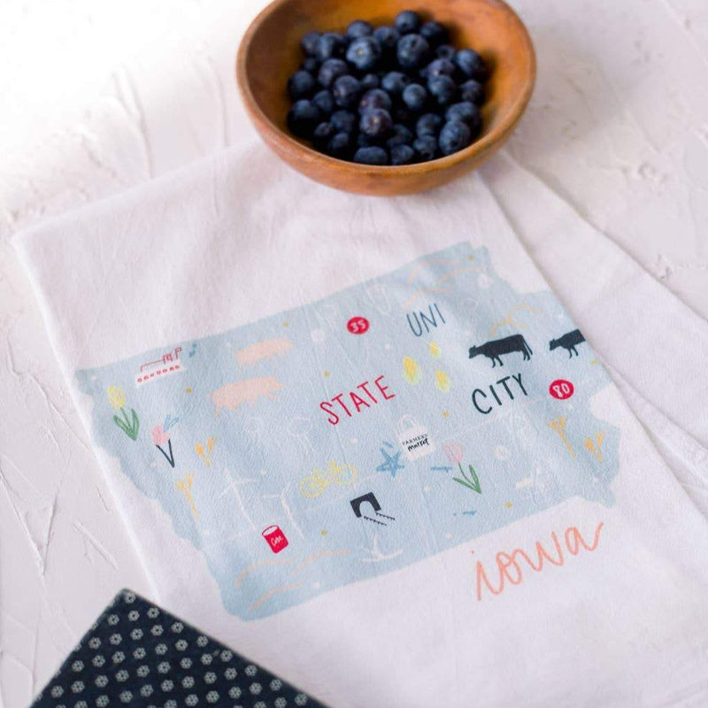 Iowa Flour Sack Kitchen Towel