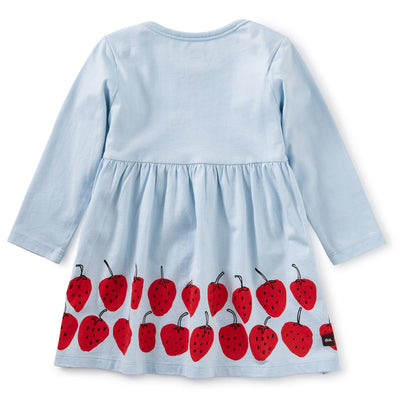 Long Sleeve Skirted Baby Dress, Skyride