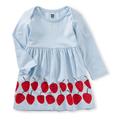 Long Sleeve Skirted Baby Dress, Skyride