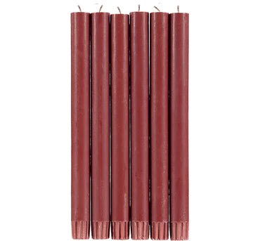 Tall Candles in Red