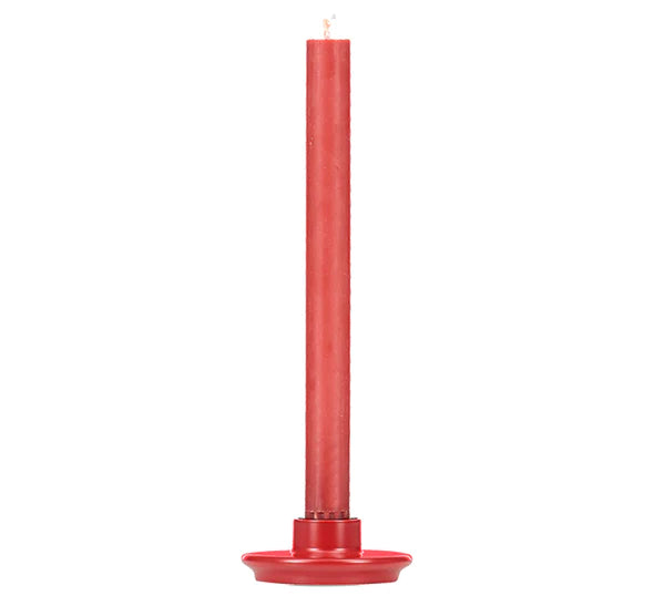 Small Candle Holder in Red