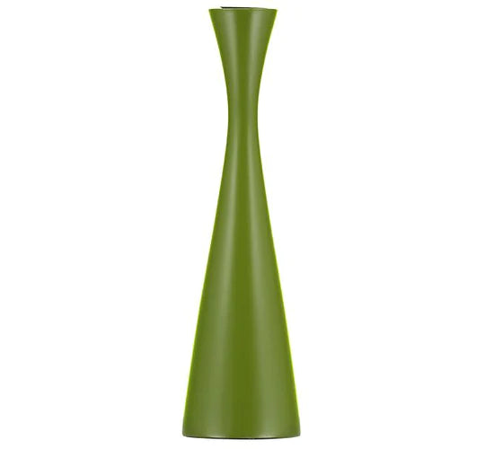 Tall Candle Holder in Olive