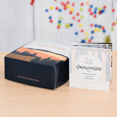 Graupner "Gift Sledge" Ornament, Natural