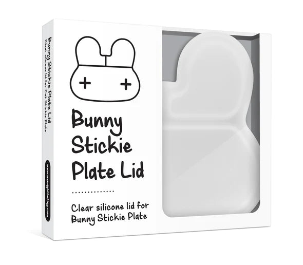Bunny Stickie Plate in Mint