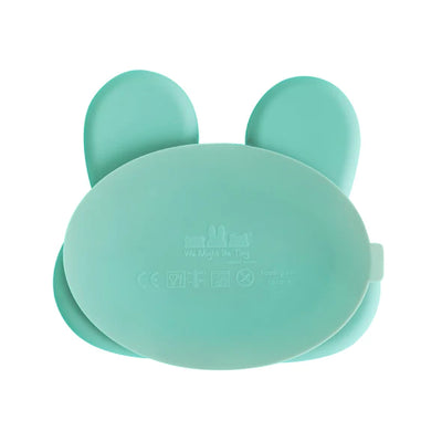 Bunny Stickie Plate in Mint