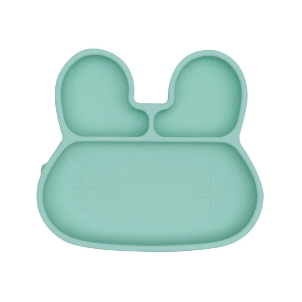 Bunny Stickie Plate in Mint