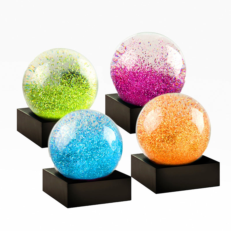 Mini Jewels Set of Four Snow Globes