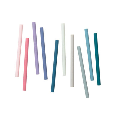 GIR, Silicone Cocktail Straws 10-Pack in Geod