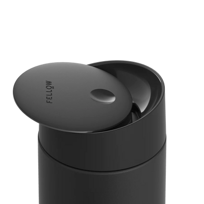 Carter Slide Mug in Black - 12 oz