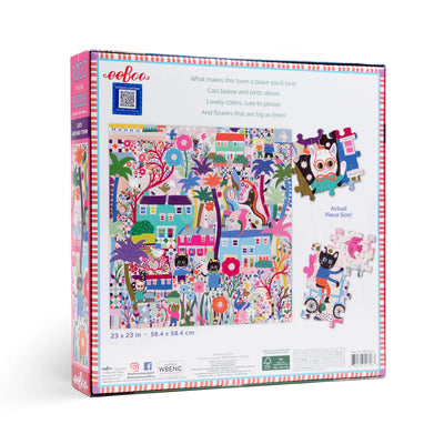 Cats Around Town 1000 Piece Puzzle