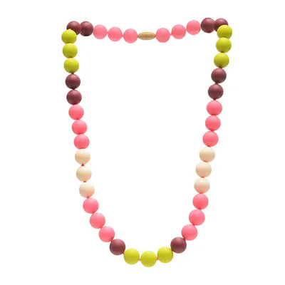 Chewbeads, Bleecker Teething Necklace in Pink