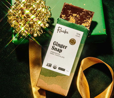 Chocolate Bar, Ginger Snap with 70% Cacao