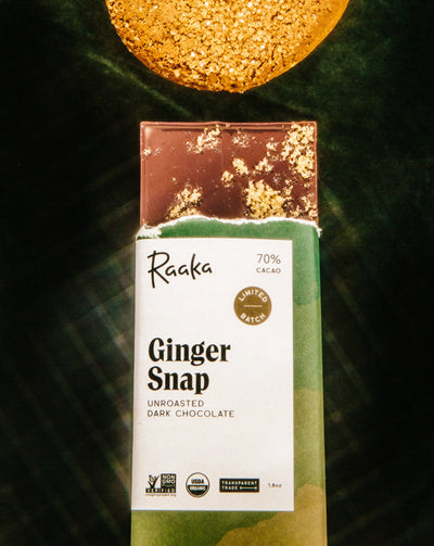 Chocolate Bar, Ginger Snap with 70% Cacao