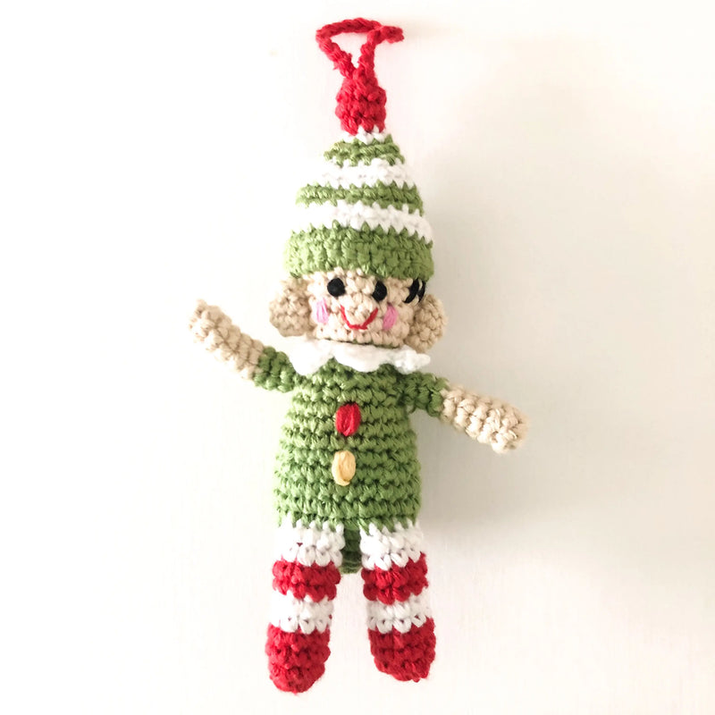 Crocheted Christmas Decoration Elf