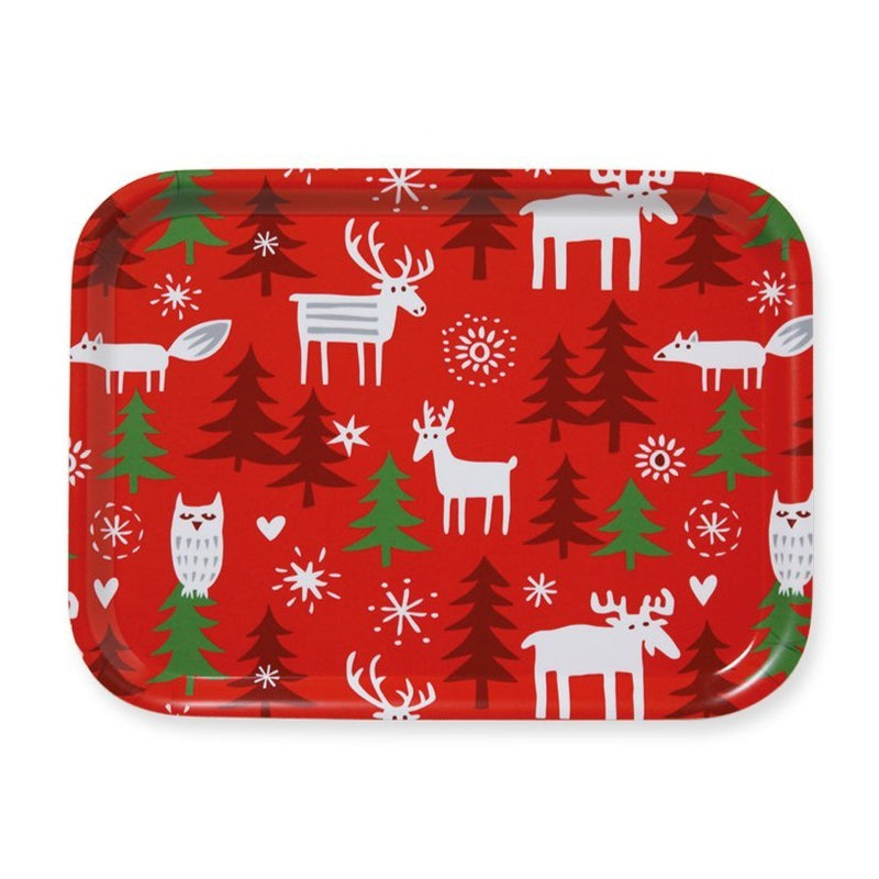 Christmas Forest Small Rectangular Tray