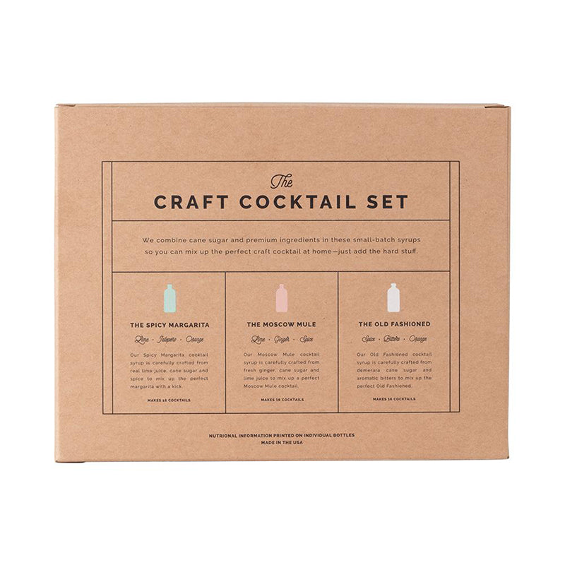 Cocktail Syrup 3-Pack Set