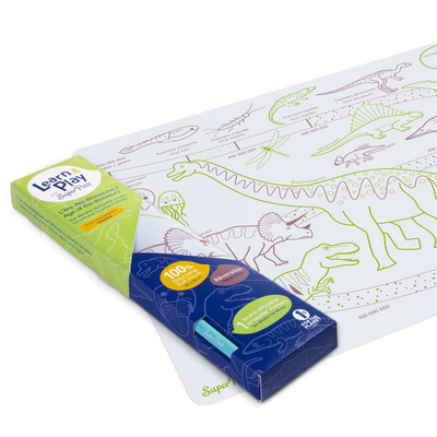 Coloring Placemat Kit - Dino