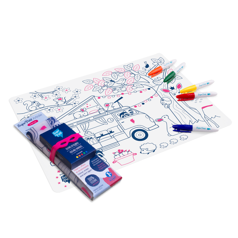 Coloring Placemat Kit - Dream Van