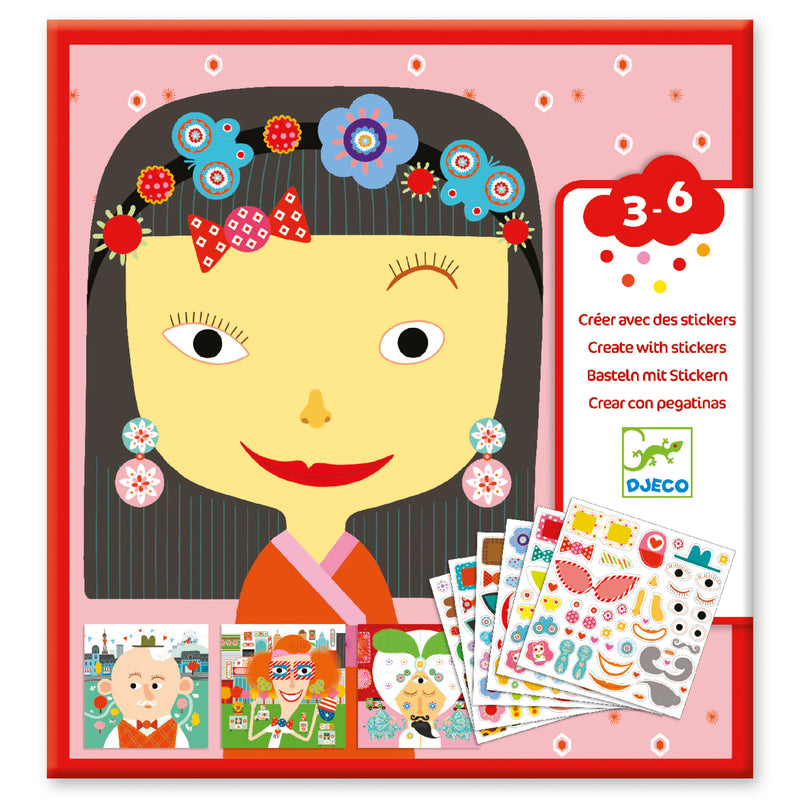 Sticker Kit, Make-A-Face