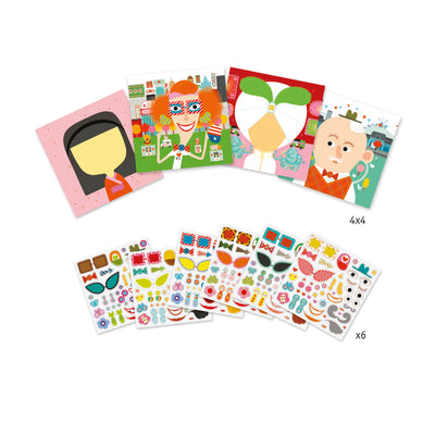 Sticker Kit, Make-A-Face