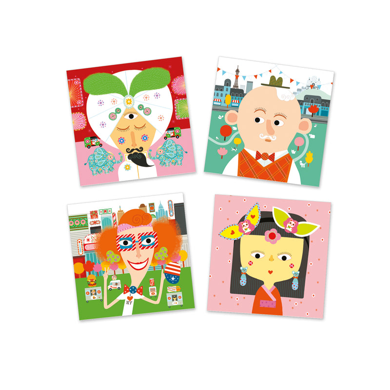 Sticker Kit, Make-A-Face